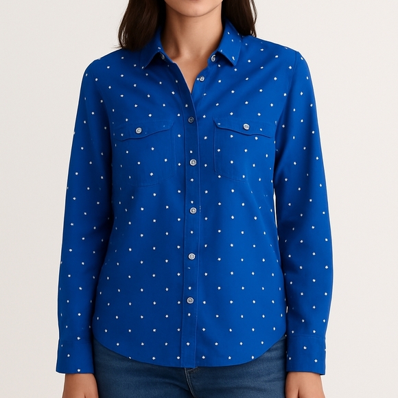 St. John's Bay Tops - Womens St. John's Bay Button Up